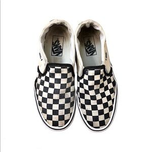 Vans Classic Checkerboard Slip-Ons Women Size 7.5